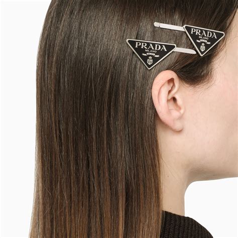 prada clipper|Prada hair accessories.